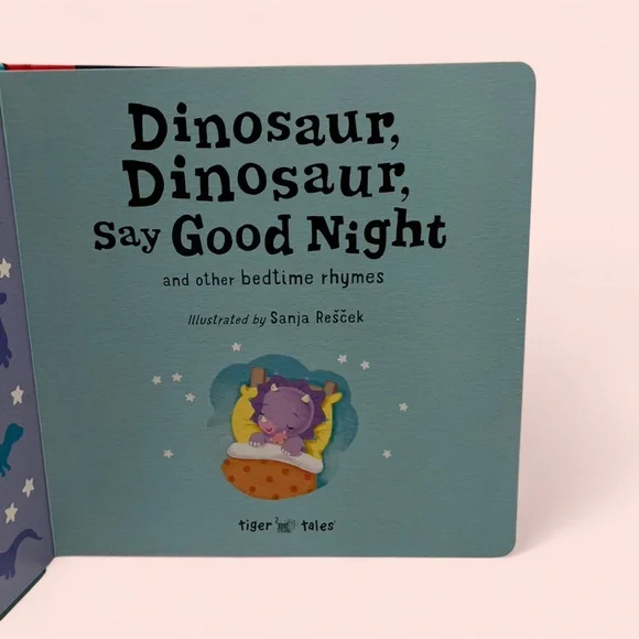 Dinosaur Dinosaur Say Good Night & Other Nursery Rhymes Soft Board Book - Picture 3 of 7